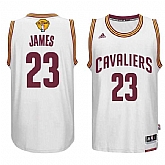 Cleveland Cavaliers #23 Lebron James White 2017 NBA Finals Swingman Jersey,baseball caps,new era cap wholesale,wholesale hats